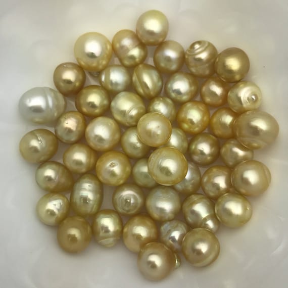 Loose Golden South Sea Pearl Bags