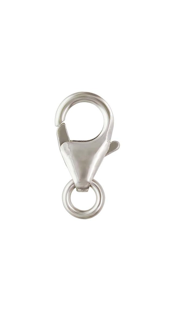 Medium Trigger Clasp w/ Ring (6.0x10.0mm), Sterling Silver. Made in USA. #5001850R