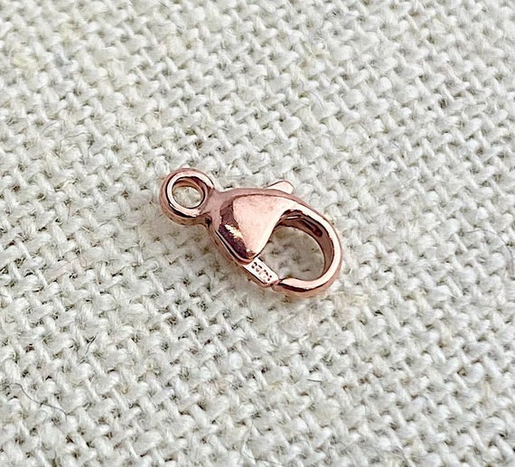 Rose Gold Filled Oval Trigger Clasp #1 (4.8x9.0mm)