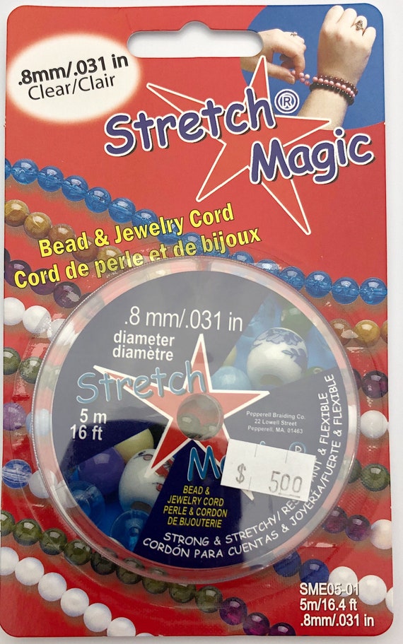Clear 1mm/.8 mm 16ft Stretchy Bead and Jewelry Cord