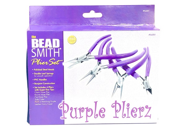 Purple plier set , 4 pliers with super fine tips , SKU# PL660SET