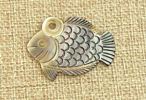 Mother of Pearl Fish Charm