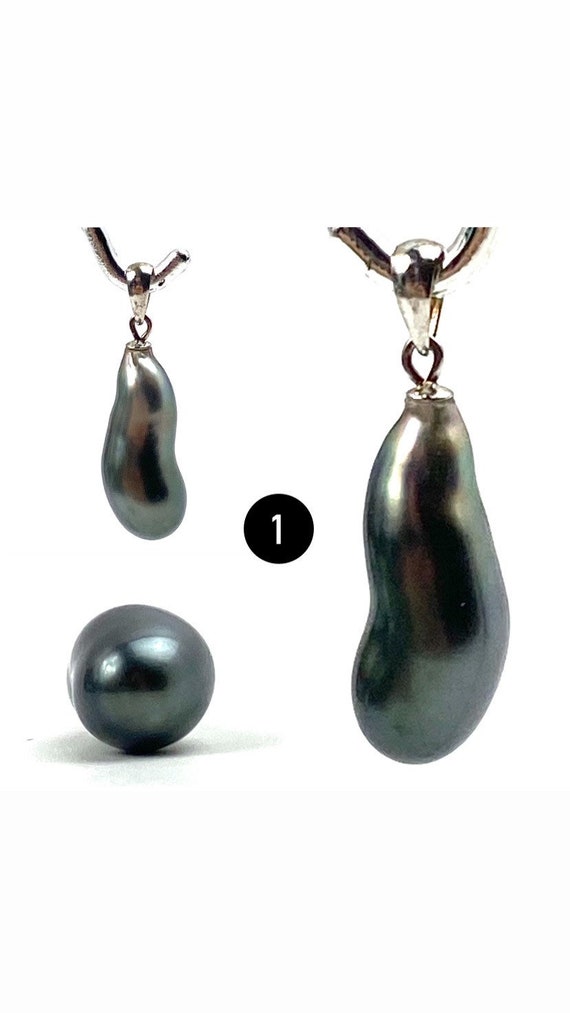 Tahitian Keshi pendant, SKU# 11156
