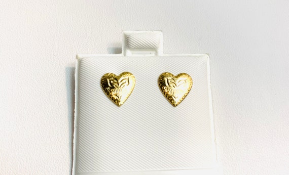 Leaf Heart Earrings 14k Gold Filled 759-4