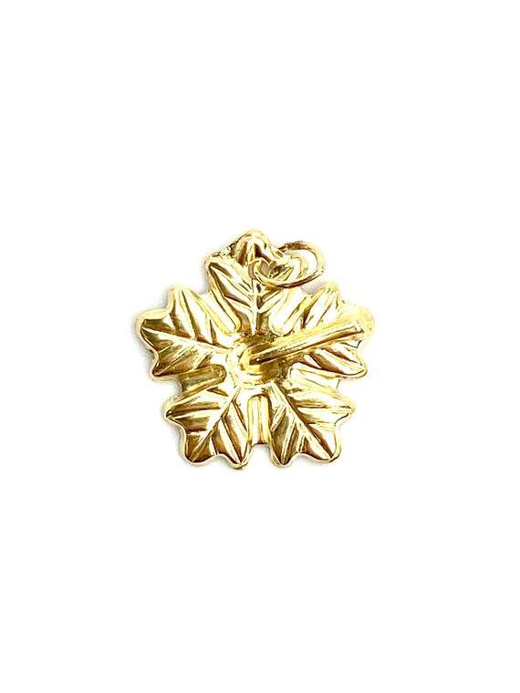 14KGF Flower Charm , Sku#2434-C