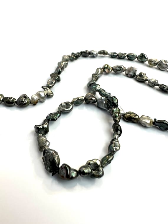 Tahitian Keshi Pearl strand, SKU#KESHI800