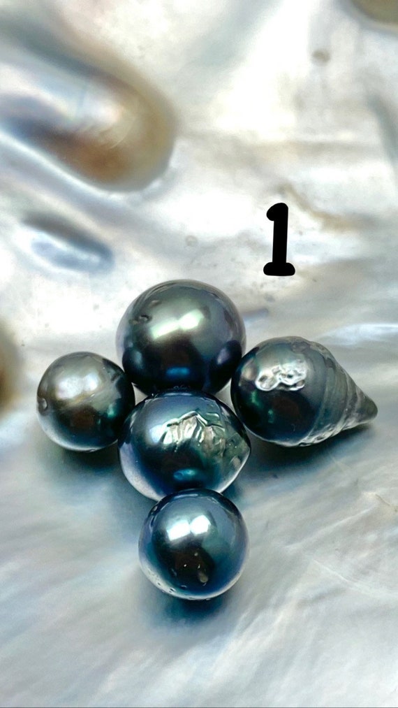 5-10 pearls 6.93mm - 11.77mm, Tahitian pearls, SKU#0707103