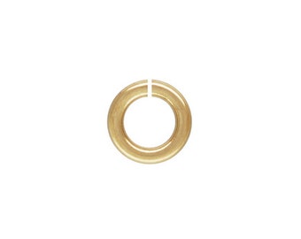 24ga .50x2.5mm Open Jump Ring, 14k Gold Filled, 14k Rose Gold Filled, Sterling Silver, Sku#4004405 #5004405 #4804405