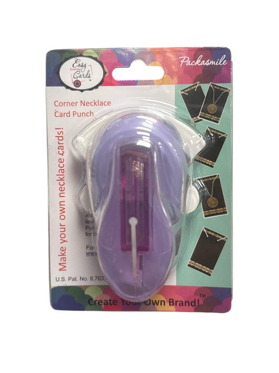 Corner Necklace Card Punch, PUN-CORNER
