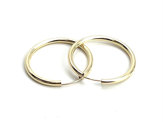 14KGF Endless Hoops, Sku#090 ENDLESS 2