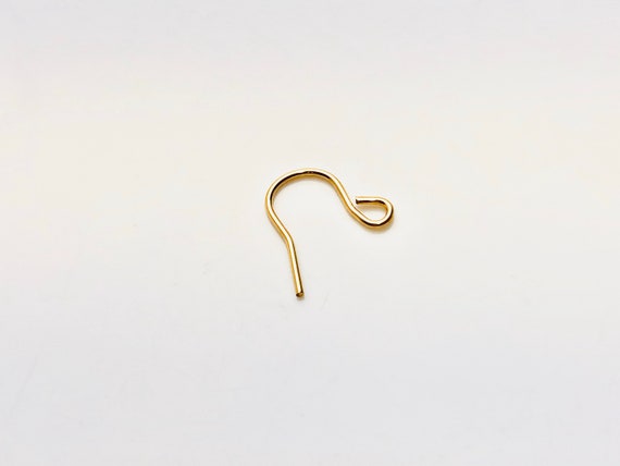 Beautiful 14KGF ear white shirt with loop , 14K gold filled , Sku #435C(029)