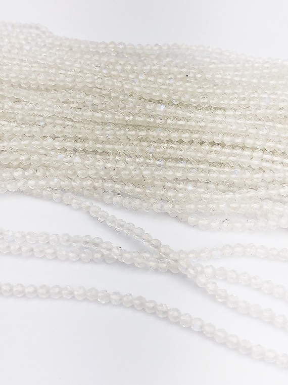 HALF OFF SALE - Blue Moonstone Gemstone Beads, Full Strand, Semi Precious Gemstone, 13"