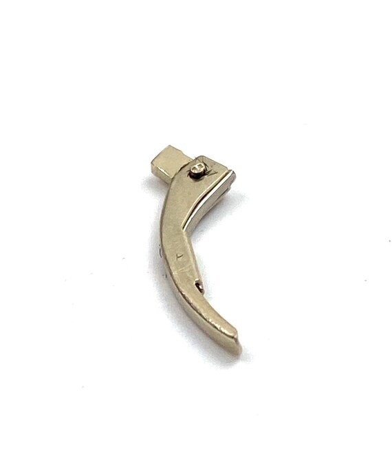 14K solid white gold spring, SKU# 20-29-211