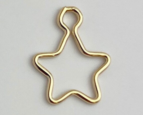 14k Gold Filled Star Charm