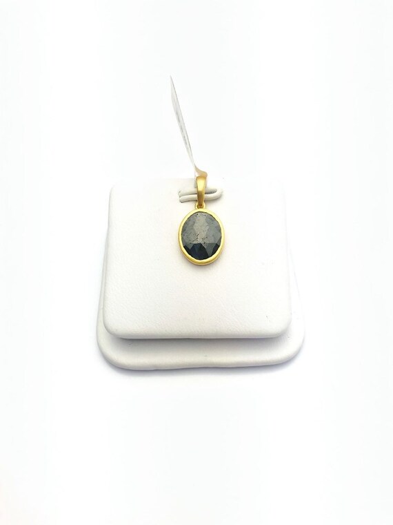 Diamond 14K Gold 2.52 Carat Pendant. 100% Natural Color