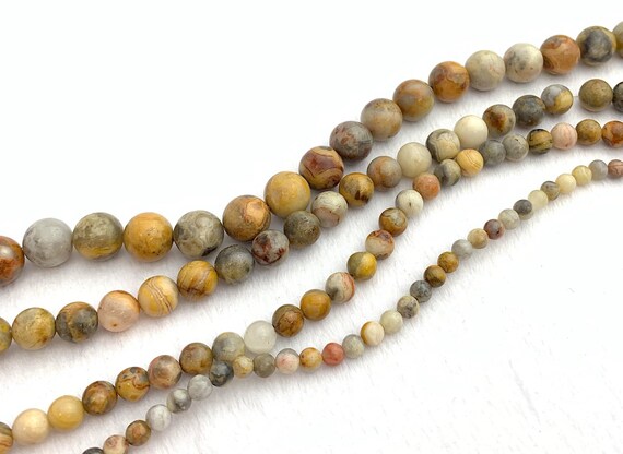 Crazy Lace Jasper Bead Strand Sku#M2909