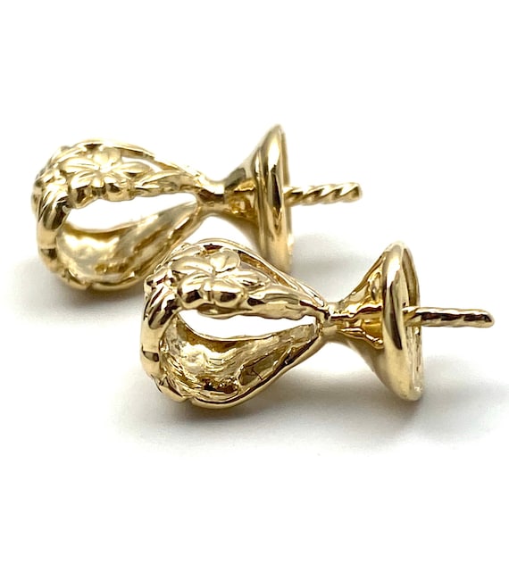 14K solid yellow gold bail, SKU# TP-021