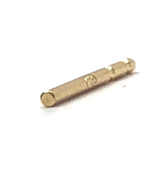 14K solid yellow gold ear post, SKU# 18-28-1808