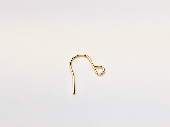 14KGF ear wire shirt with loop , 14K gold filled , Sku # 435(027)