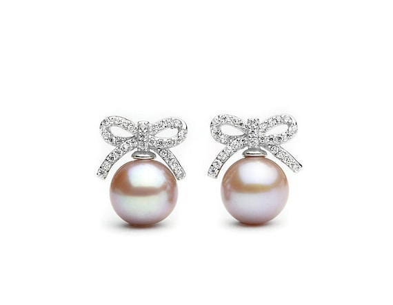 Sterling Silver Earring Pearl Setting SE25 Setting only. No pearl included.