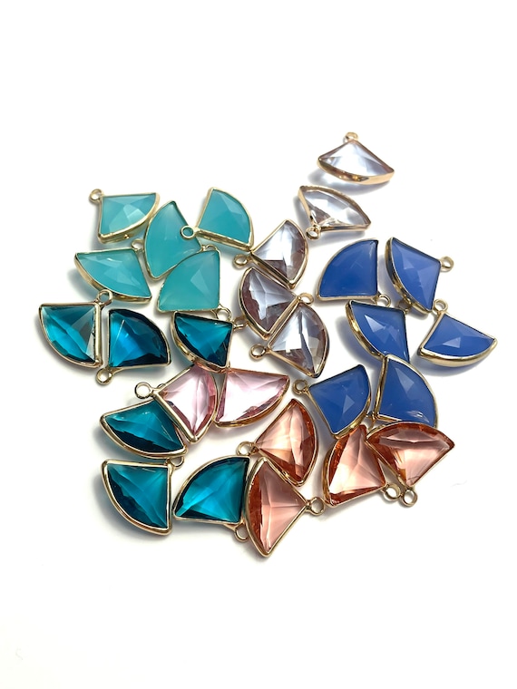 Triangle crystal jewel