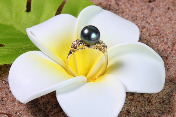 14K Gold Pearl Ring Setting (JPR-645)