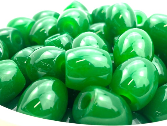 Natural Jade Beads , Sku#JP46