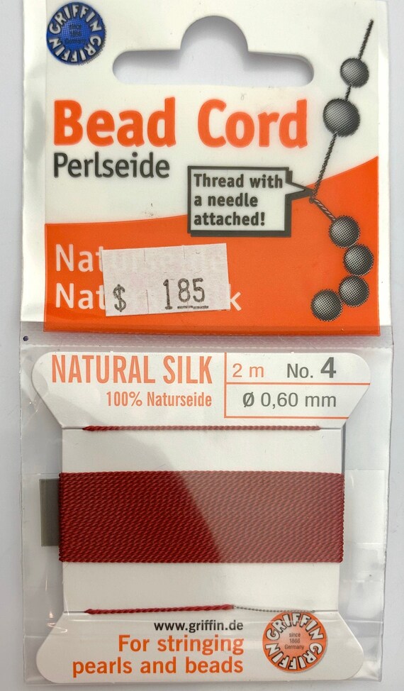 Garnet Bead Cord - Perlseide