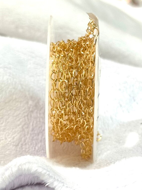 5x3.3mm Oval Triangular Chain, Sku#SM1332(sold per foot)