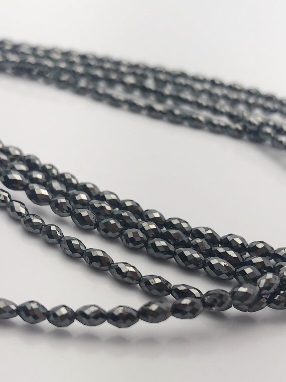 Black Diamonds, Gemstone Beads, Full Strand, 14"