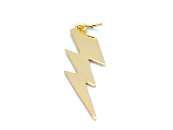 14KGF Lightning Charm , Sku#379-C