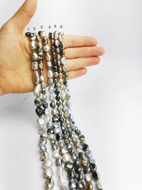 Keshi Tahitian Pearl Strands (299 No. 1-6)