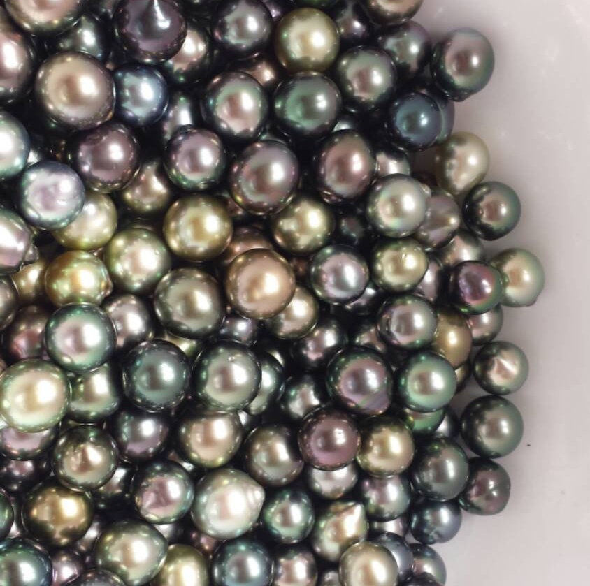 Drops - (Multi Color) - Loose Tahitian Pearls (RF 013)