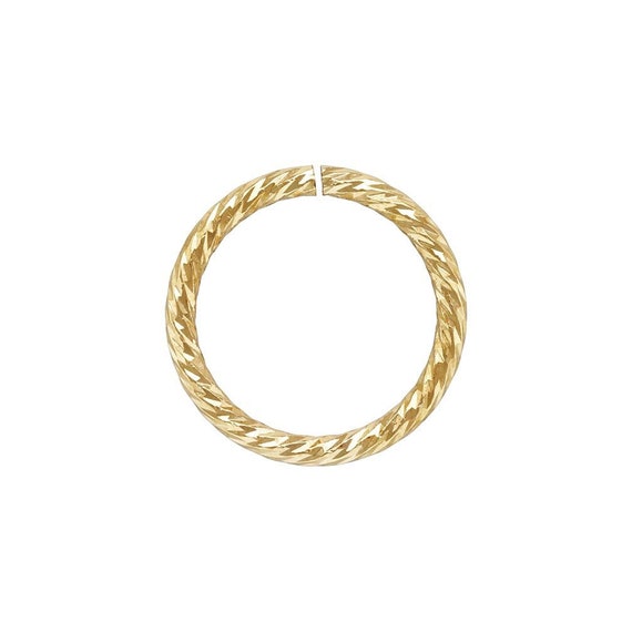 Sparkle Jump Ring .035x.346" (0.89x8.8mm), 14k gold filled. Made in USA. #40045061P1
