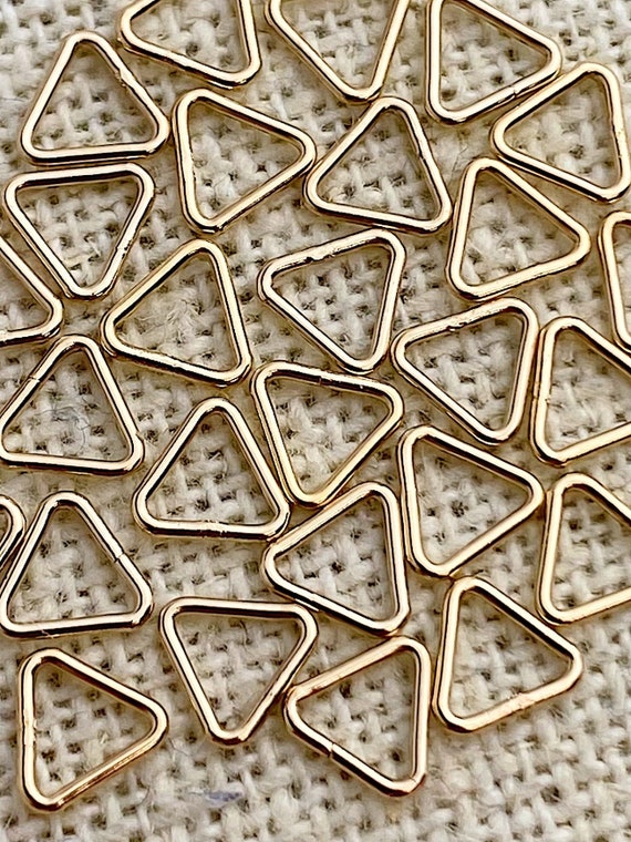 14k GF Triangle Jump Ring 0.76x7.6mm