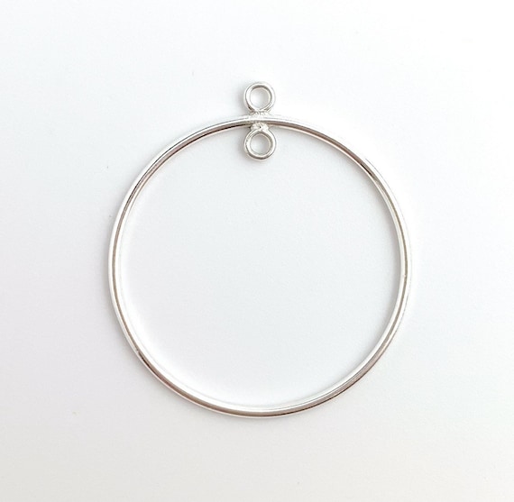 Round Drop w/Closed Jump Ring In&Out