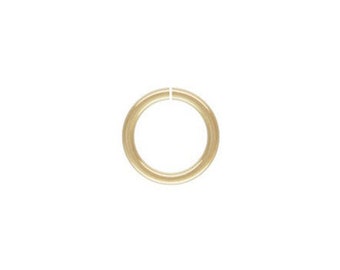 22ga Open Jump Ring 0.64x5mm, 14k Gold Filled, Sterling Silver, 14k Rose Gold Filled, #4004452