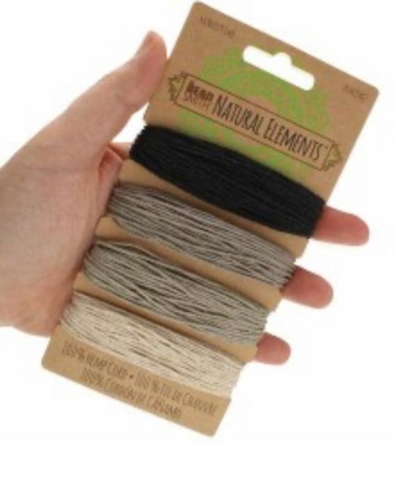 Hemp 4 color card, 1.0mm, onyx shades, SKU#Hemp4280