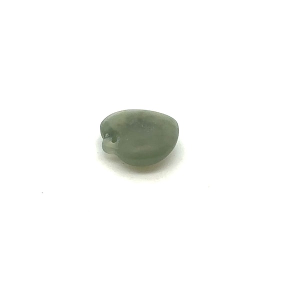 Jade heart shaped pendant #M2211