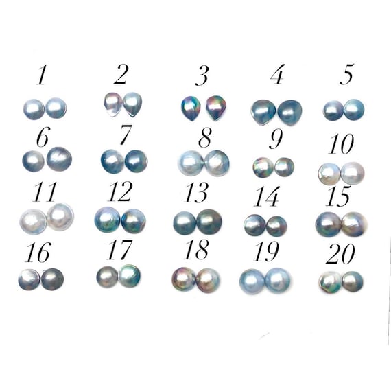Matched Tahitian mabe pearls , natural color and super high luster , imported from Tahiti, French Polynesia, Tahiti pearls mabe, SKU# 070773