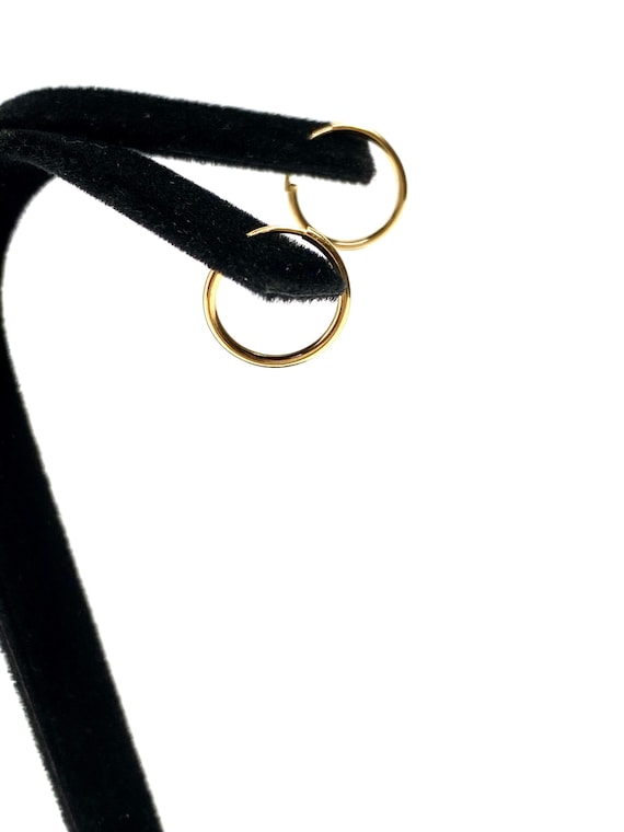 Lovely Endless Hoop (14KGF) Earrings 4011712