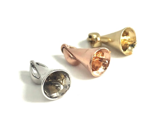 14K Yellow Gold, Rose Gold , White Gold Bail Sku#TP209