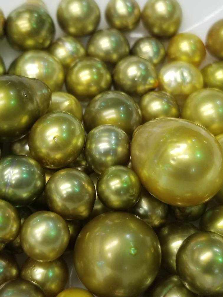 Pineapple Tahitian pearls, Tahiti pearl, 815mm sizes