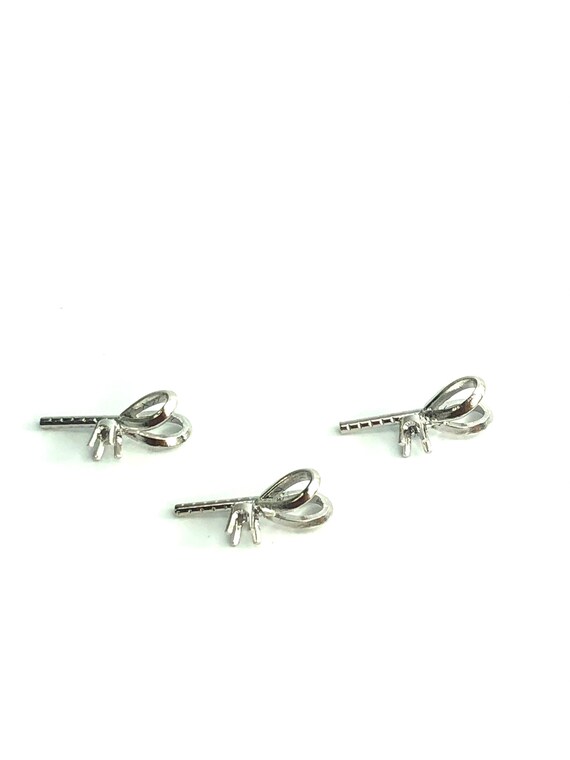 14K White Gold Bail