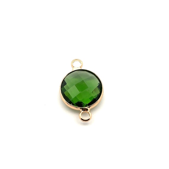 Park green crystal charm M2148