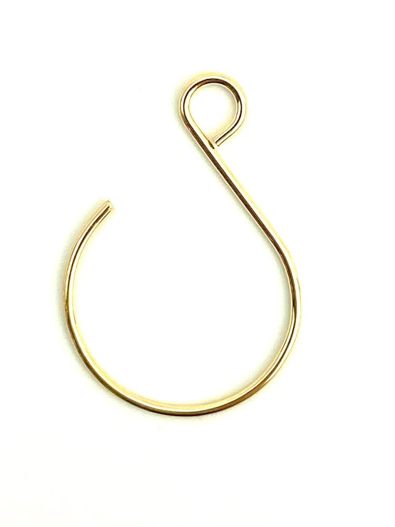 14KGF 18 x 26mm Balloon Earwire , Sku#4006611