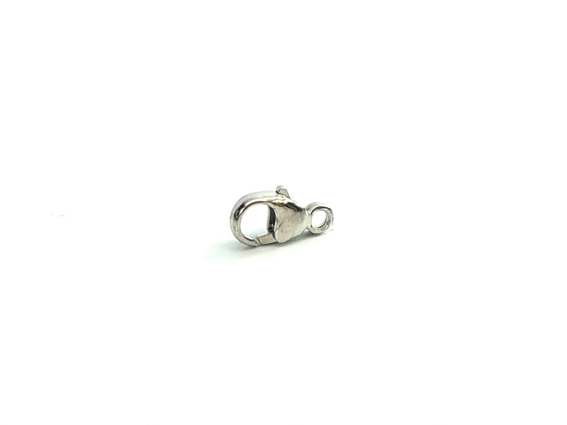14K White Gold Lobster Claw Clasp Sku1217401 Etsy