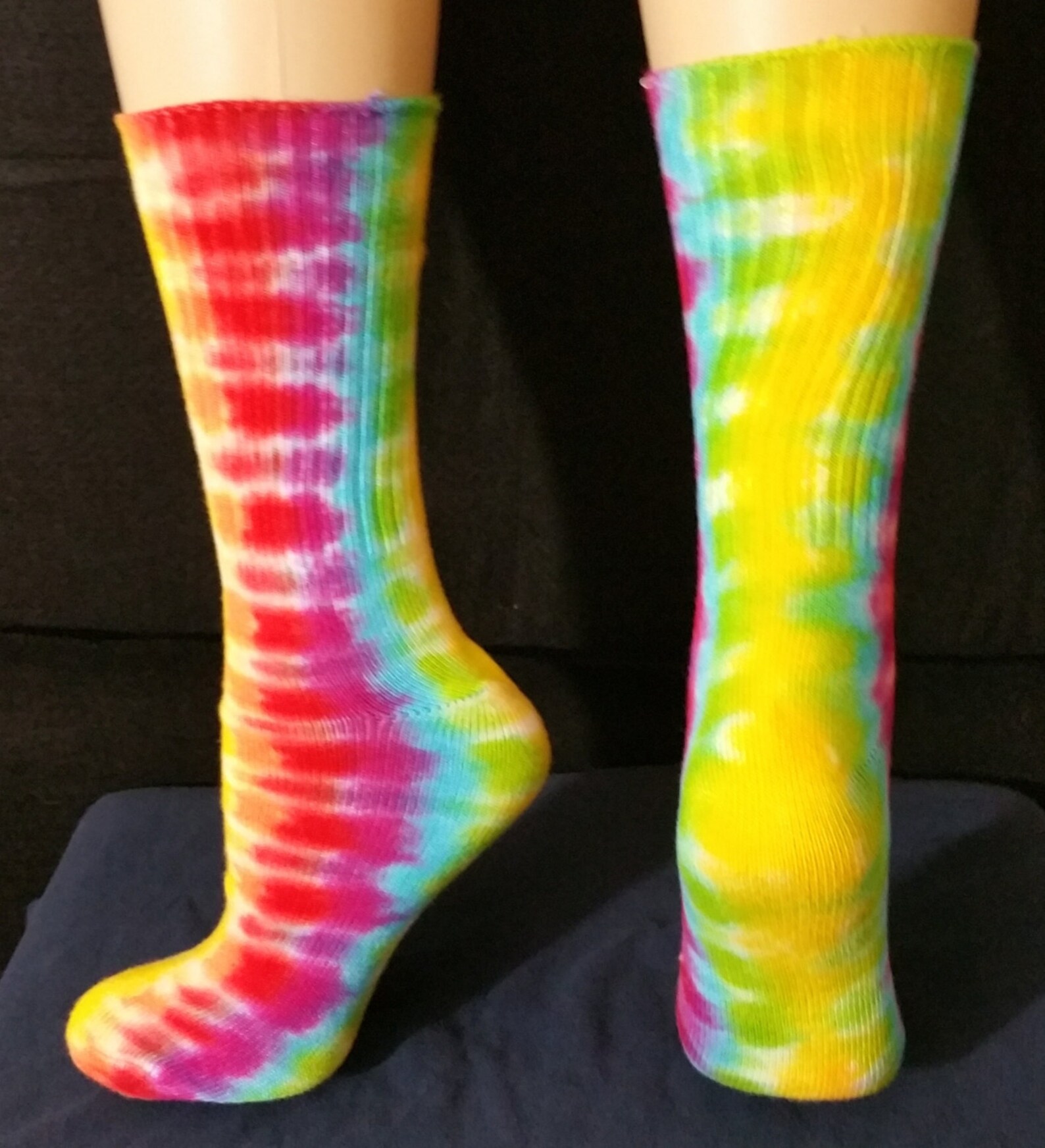 Tie Dye Sock Bamboo Adult Unisex 9-11 or 11-13 hand Dyed | Etsy