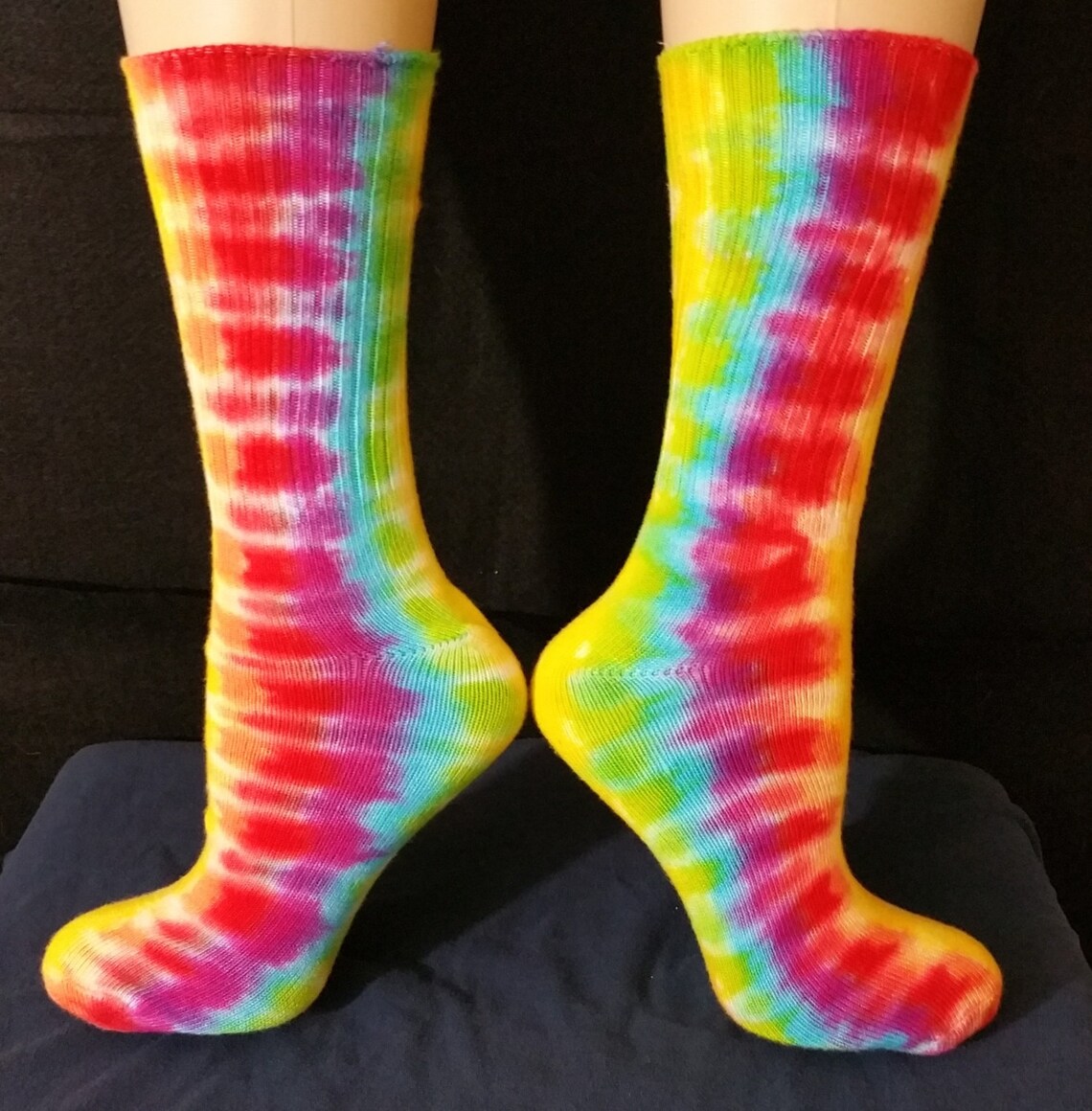 Tie Dye Sock Bamboo Adult Unisex 9-11 or 11-13 hand Dyed | Etsy