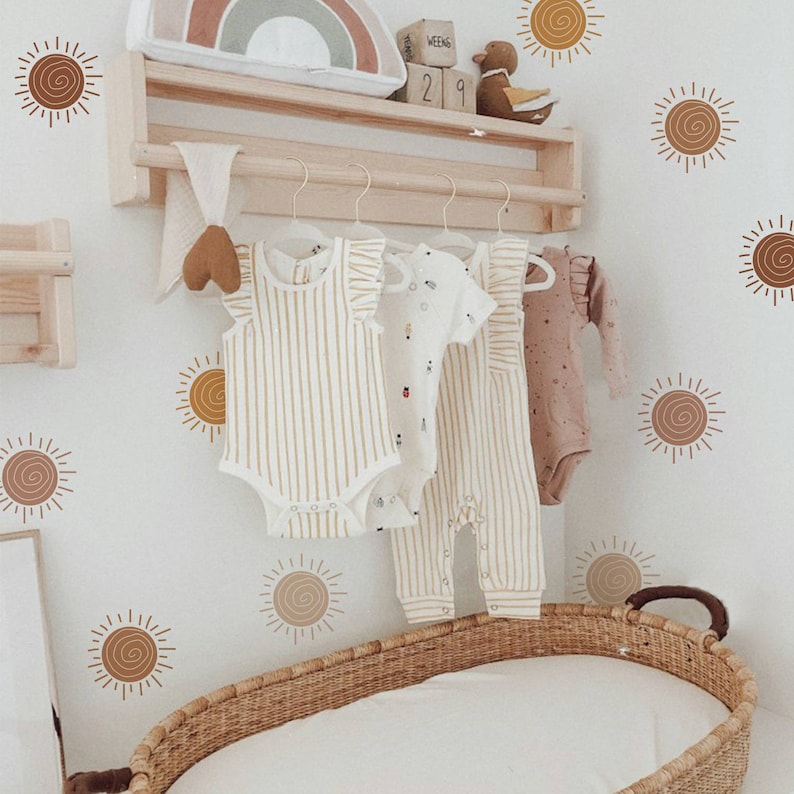 Boho Sun Nursery Wall Decals